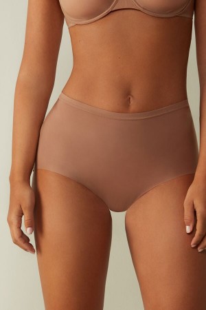 Beige Intimissimi Invisible Touch Hipster Women Briefs | 3054ALCWK