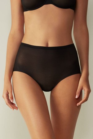 Black Intimissimi Invisible Touch Hipster Women Briefs | 6423HXODZ