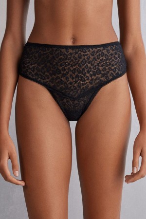 Black Intimissimi Your Wild Side Hipsterzilian Women Briefs | 4893RZKON