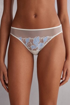 Blue Intimissimi Eternal Flowers Women Panties | 8342FZPCA