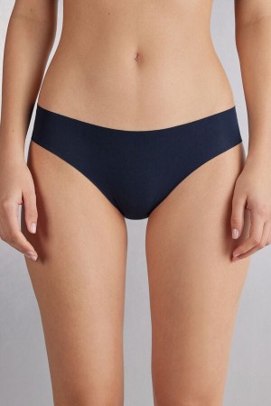 Blue Intimissimi Seamless Cotton Women Panties | 5947EDSCB