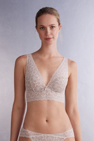 Cream Pink Intimissimi Asia Balconette Women Bra | 0938NJQCA