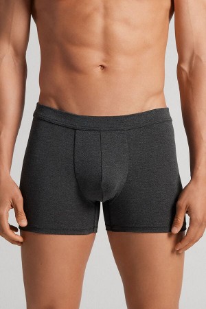 Dark Grey Intimissimi Modal And Silk Men Boxer | 4620KDLEA