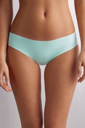 Green Intimissimi Seamless Cotton Women Panties | 7239DVNRM