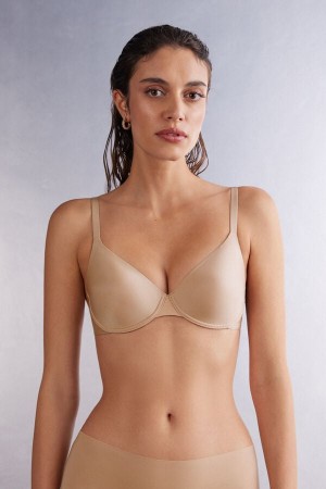 Orange Beige Intimissimi Francesca Ultimate Balconette Women Bra | 1965QTCOM