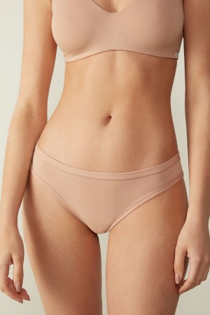 Orange Beige Intimissimi Ultralight Cottonzilian Women Briefs | 5681PZIVY