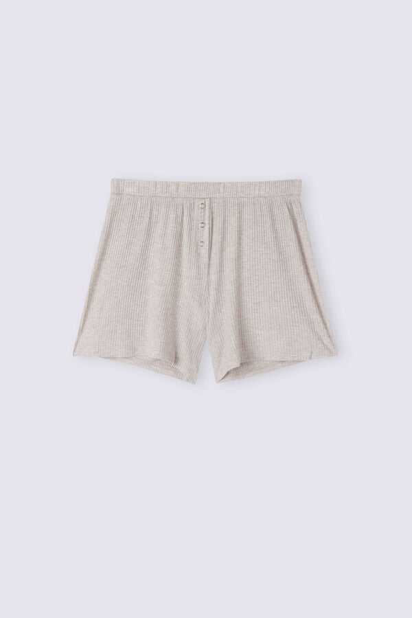 Beige Intimissimi Chic Comfort Modal Women Shorts | 5716KAEJR