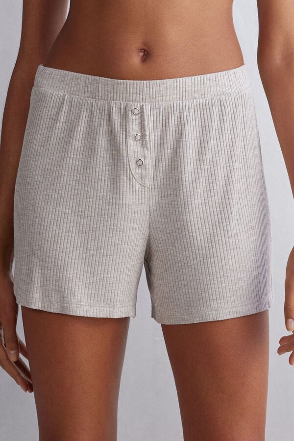 Beige Intimissimi Chic Comfort Modal Women Shorts | 5716KAEJR