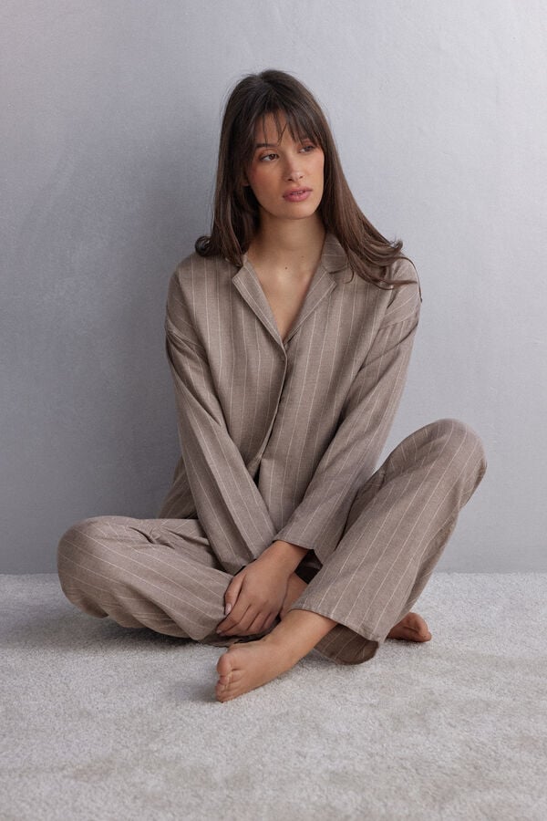 Beige Intimissimi Comfort First Woven Modal Women Pajamas | 1942JAHPZ