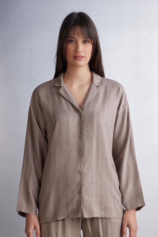 Beige Intimissimi Comfort First Woven Modal Women Pajamas | 1942JAHPZ