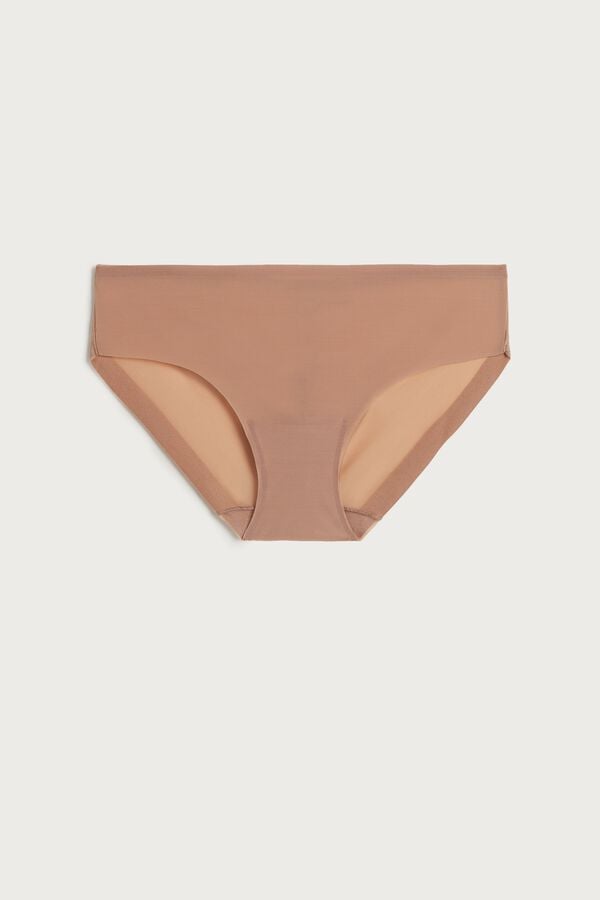 Beige Intimissimi Invisible Touch Women Briefs | 8763WBGAX