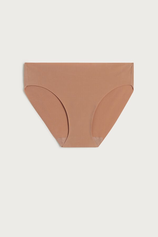 Beige Intimissimi Seamless Microfiber Women Panties | 9356WIJMK