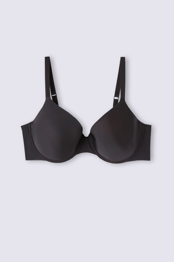 Black Intimissimi Francesca Ultimate Balconette Women Bra | 7183ZFJQI