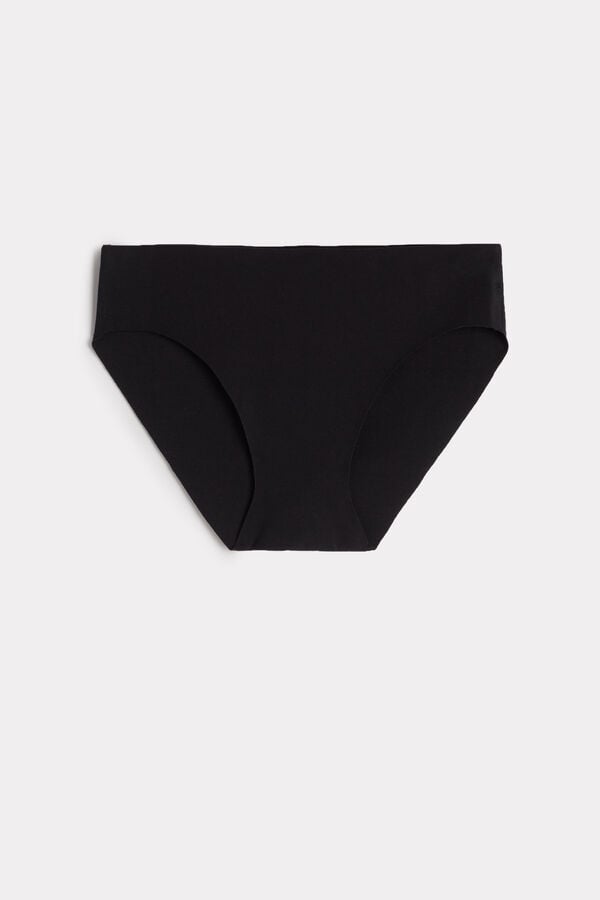 Black Intimissimi Seamless Cotton Women Panties | 8270WTUMA