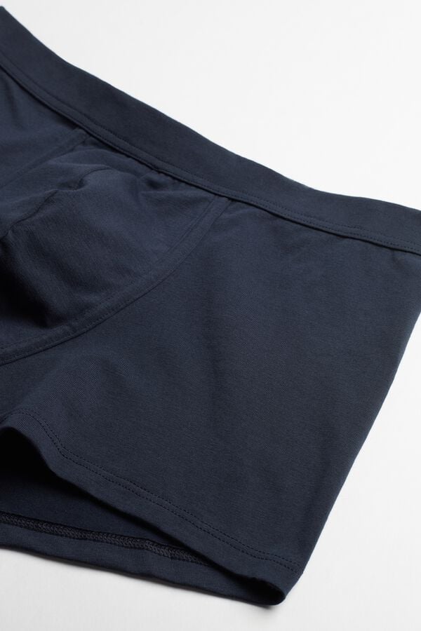 Black Intimissimi Superior Cotton Men Boxer | 8730ZXHFI