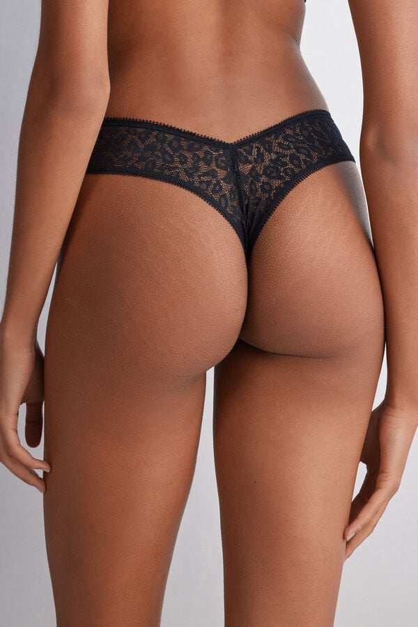 Black Intimissimi Your Wild Side ‘80s Stylezilian Women Briefs | 3056AIBLE