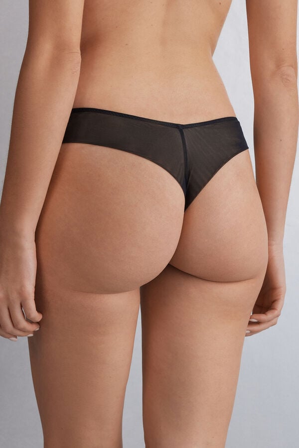 Black / Beige Intimissimi Luxury Momentszilian Women Briefs | 4715WZUCA