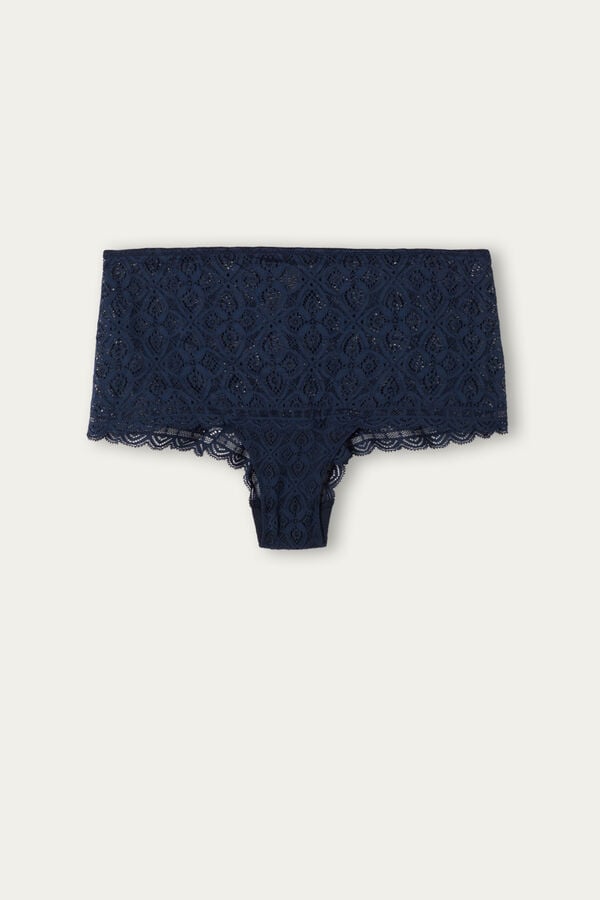 Blue Intimissimi Lace Hipster Women Briefs | 0895XKZDY