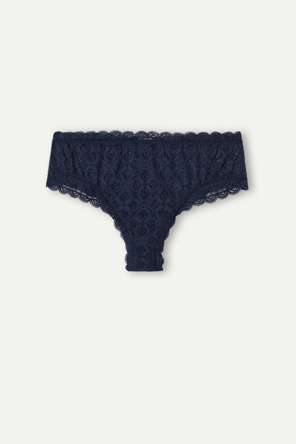 Blue Intimissimi Lace Hipsterzilian Women Briefs | 9735AOMZX