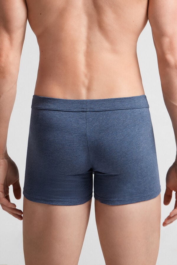 Blue Intimissimi Superior Cotton Men Boxer | 4562UHGED