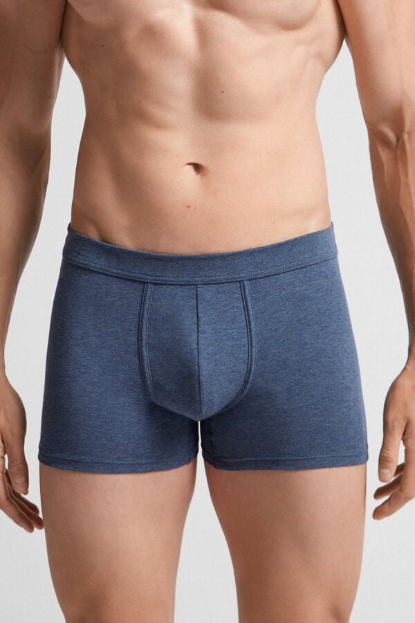 Blue Intimissimi Superior Cotton Men Boxer | 4562UHGED