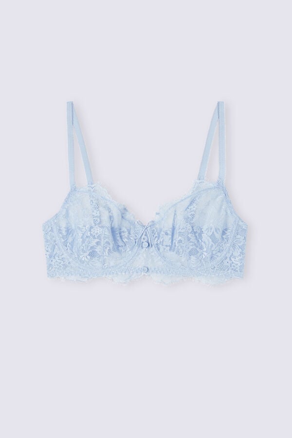 Blue Intimissimi The Most Romantic Season Daniela Balconette Women Bra | 0742GTPRY