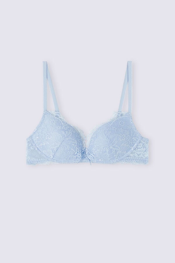 Blue Intimissimi The Most Romantic Season Gioia Super Push-Up Women Bra | 5726VCJFM