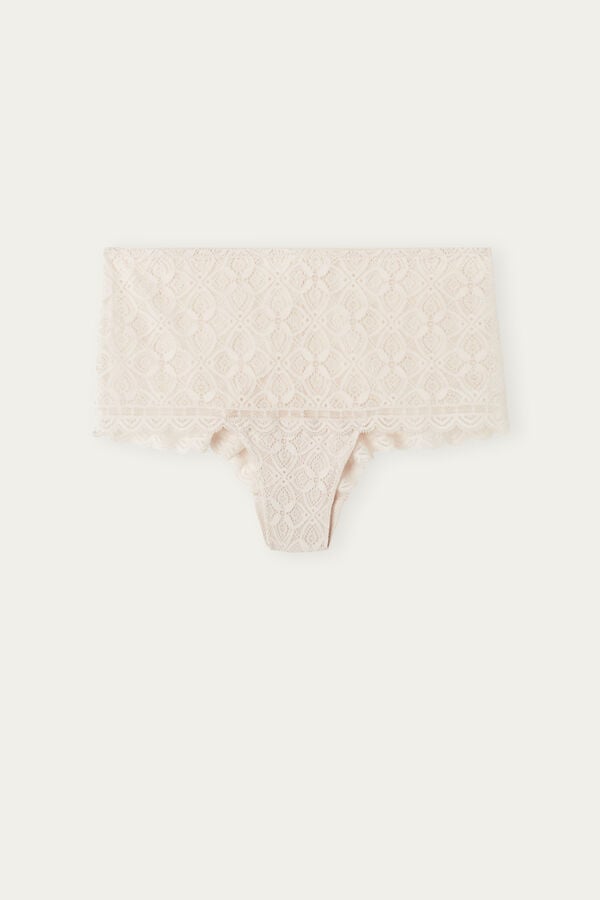 Cream Pink Intimissimi Lace Hipster Women Briefs | 5169PJWRD