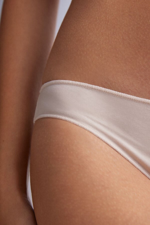 Cream Pink Intimissimi Low Rise Cotton Women Panties | 2735MXVIW