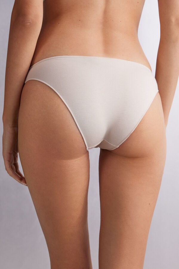 Cream Pink Intimissimi Low Rise Cotton Women Panties | 2735MXVIW