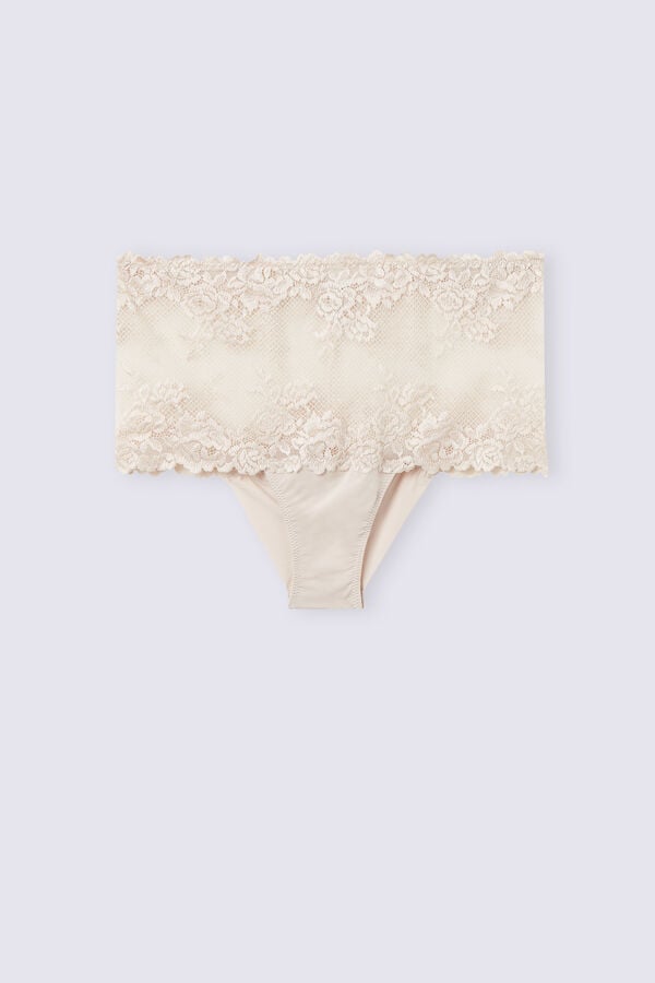 Cream Pink Intimissimi Pretty Flowers Hipsterzilian Women Briefs | 0561VJHDB