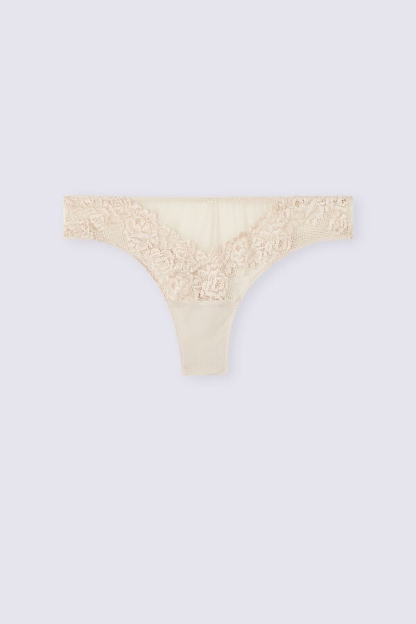 Cream Pink Intimissimi Pretty Flowerszilian Women Briefs | 2093PYCHR