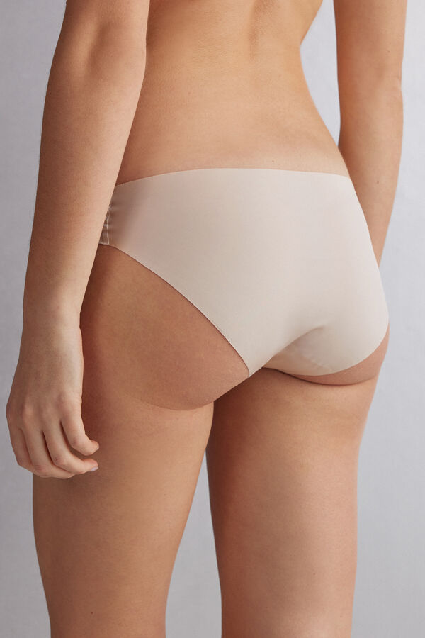 Cream Pink Intimissimi Seamless Microfiber Women Panties | 0367LMTFY