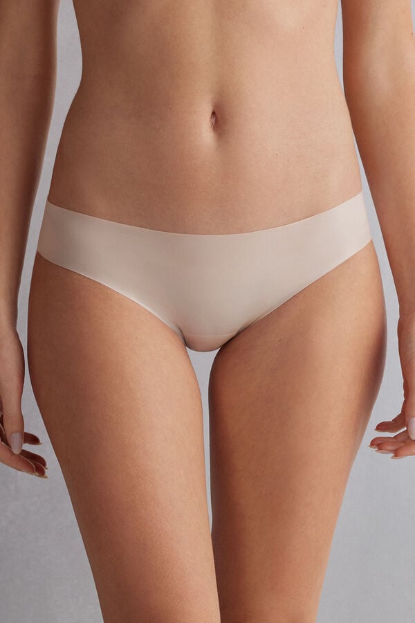 Cream Pink Intimissimi Seamless Microfiber Women Panties | 0367LMTFY