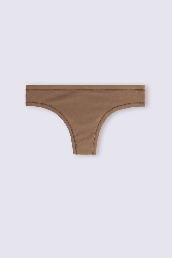 Dark Beige Intimissimi Ultralight Cottonzilian Women Briefs | 9310VGJPT