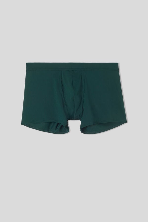 Dark Green Intimissimi Microfiber Men Boxer | 1580GMRPZ