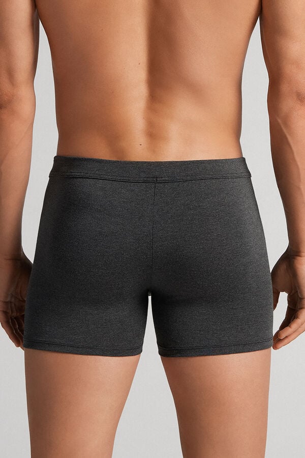 Dark Grey Intimissimi Modal And Silk Men Boxer | 4620KDLEA