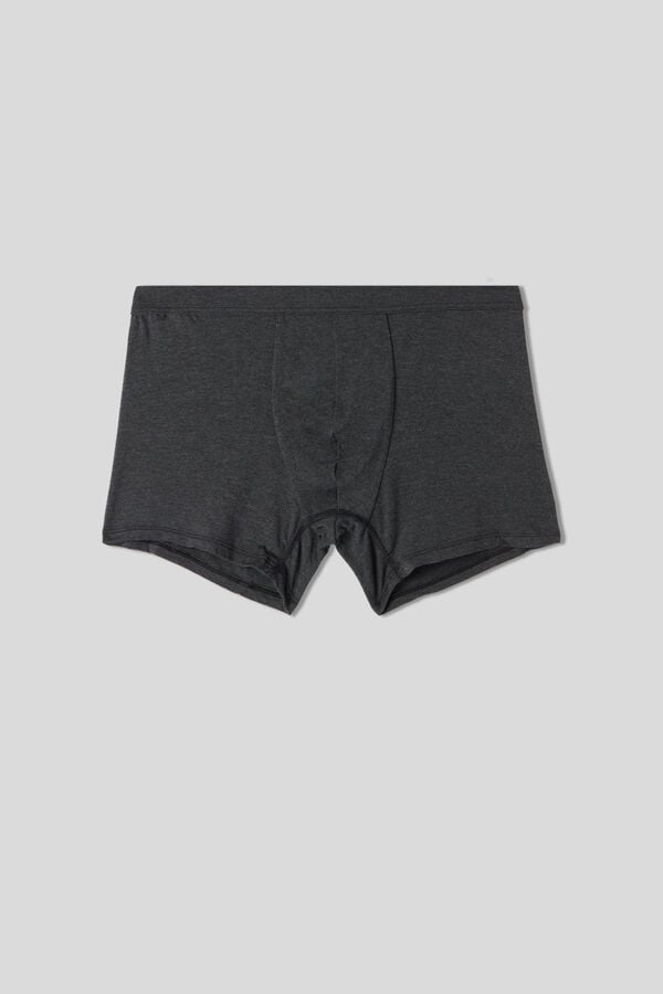 Dark Grey Intimissimi Modal And Silk Men Boxer | 4620KDLEA