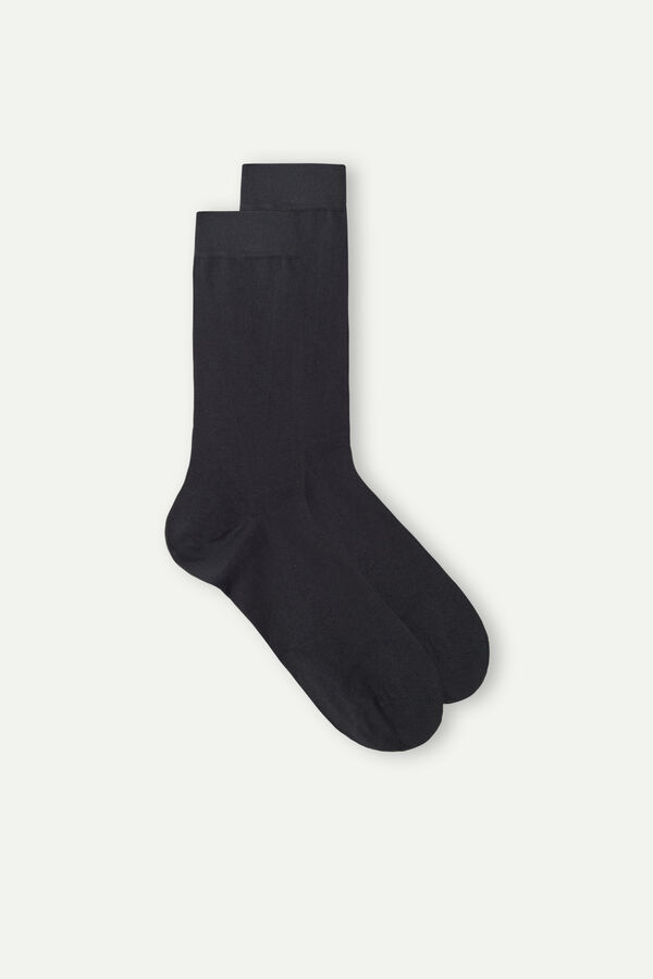 Dark Grey Intimissimi Superior Cotton Short Men Socks | 5641HQING