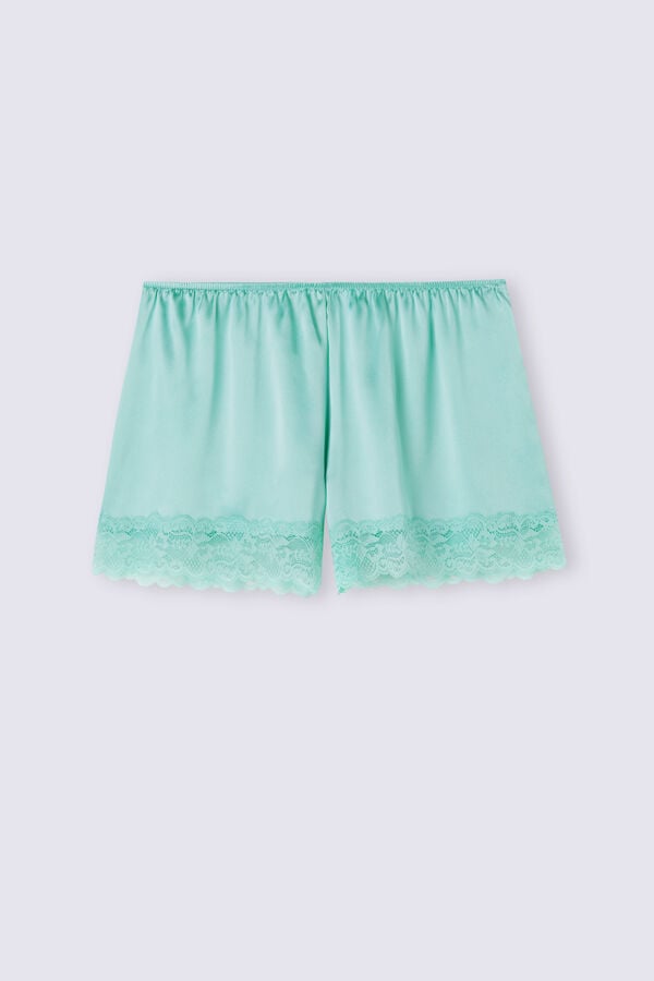 Green Intimissimi Silk Women Shorts | 6201HRVEL