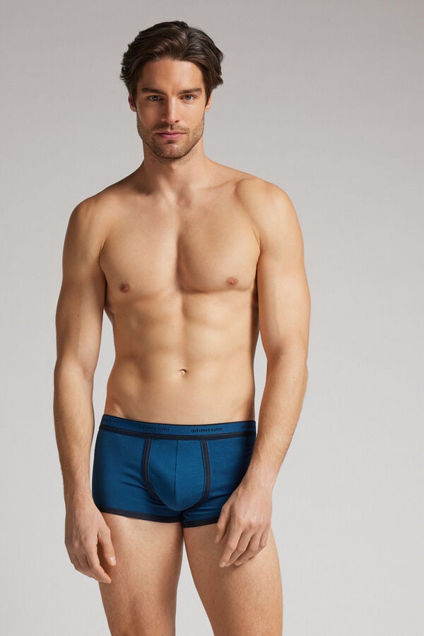 Green Intimissimi Superior Cotton With Logo Men Boxer | 4618TOUSN