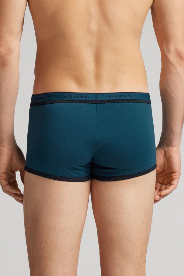 Green Intimissimi Superior Cotton With Logo Men Boxer | 4618TOUSN