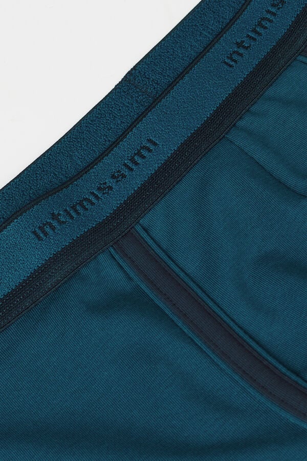 Green Intimissimi Superior Cotton With Logo Men Boxer | 4618TOUSN