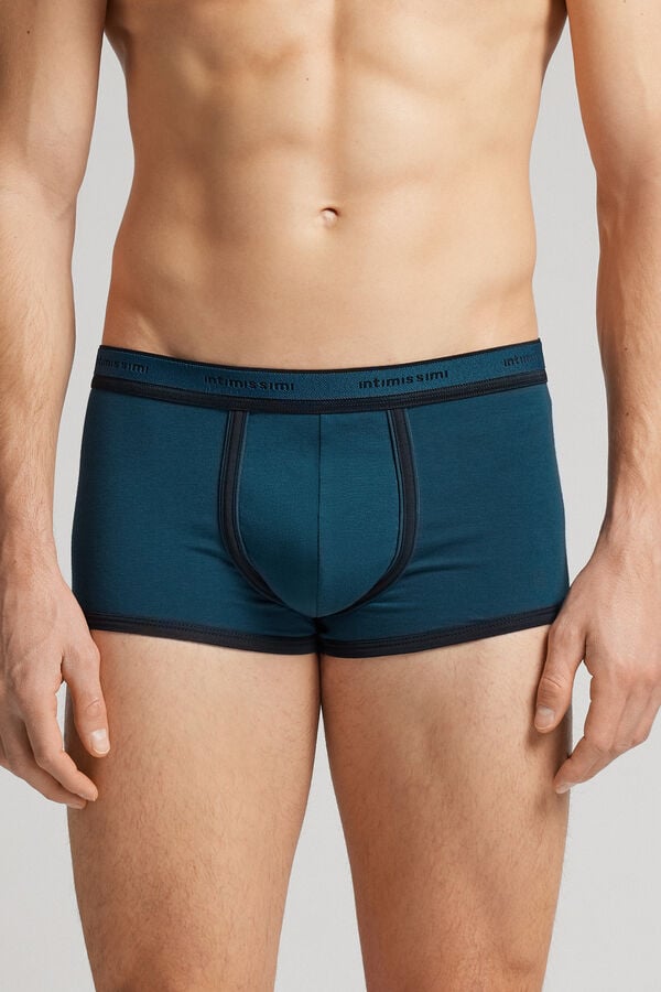 Green Intimissimi Superior Cotton With Logo Men Boxer | 4618TOUSN