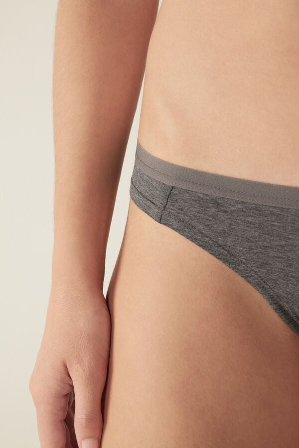 Grey Intimissimi Cottonzilian Women Briefs | 9284MGLDE