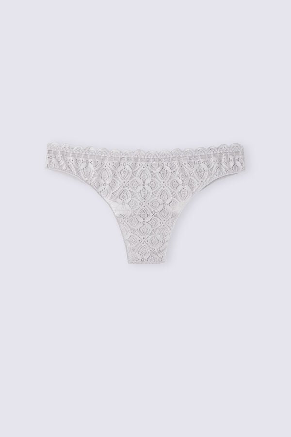 Grey Intimissimi Lace And Microfiberzilian Women Briefs | 0147BAULD