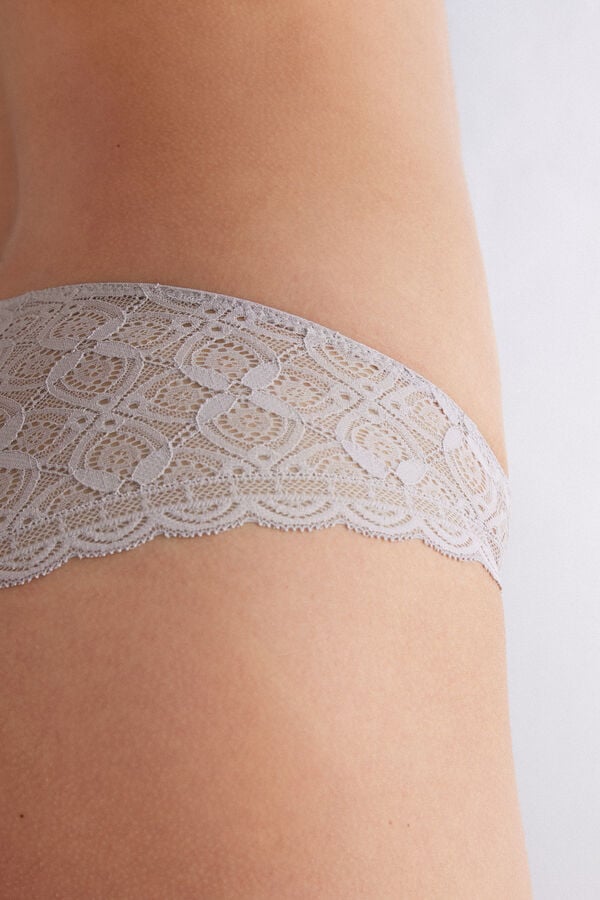 Grey Intimissimi Low Rise Lace Women Panties | 1603JAPSC