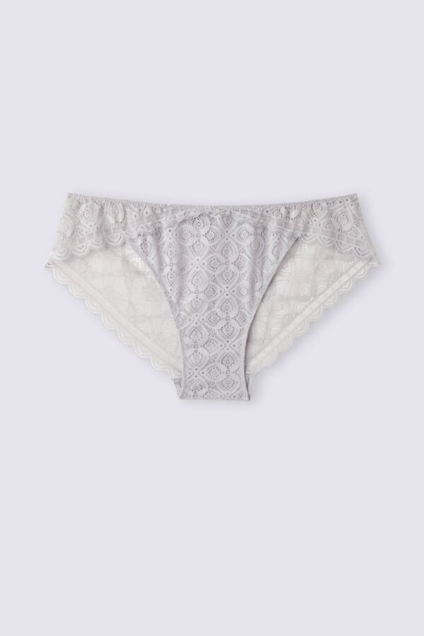 Grey Intimissimi Low Rise Lace Women Panties | 1603JAPSC