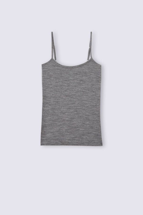 Grey Intimissimi Wool Cotton Camisole Women Tank Top | 2416BLNWS