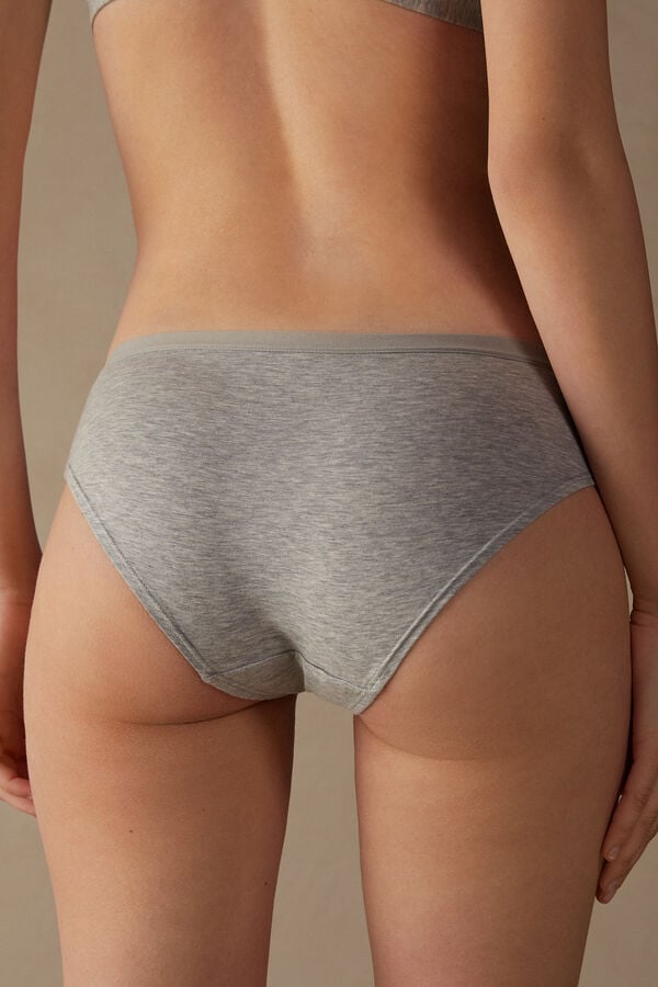 Light Grey Intimissimi Cozy Cotton Women Panties | 8074QJGCM